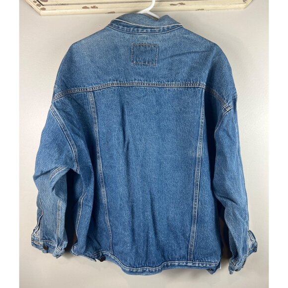 Venezia Denim Blue Jean Jacket Button Front 2X - Picture 2 of 7